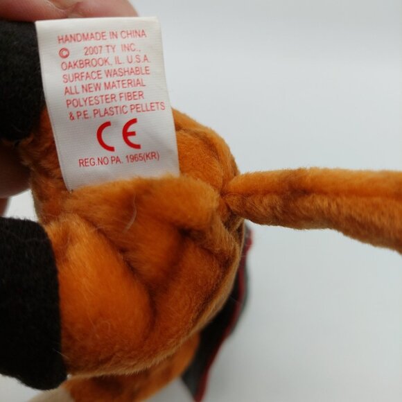 Ty Beanie Baby Puss In Boots 2007 Shrek The Third Plush Stuffed Animal Cat - Picture 7 of 8